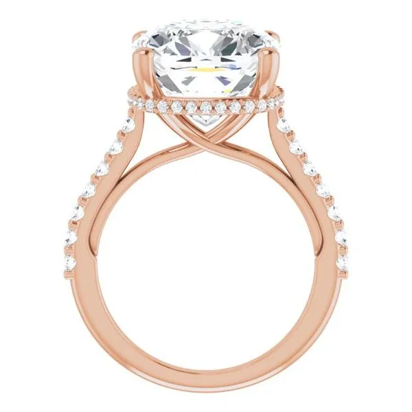 Hidden Halo-Style Engagement Ring Image 2 Clater Jewelers Louisville, KY