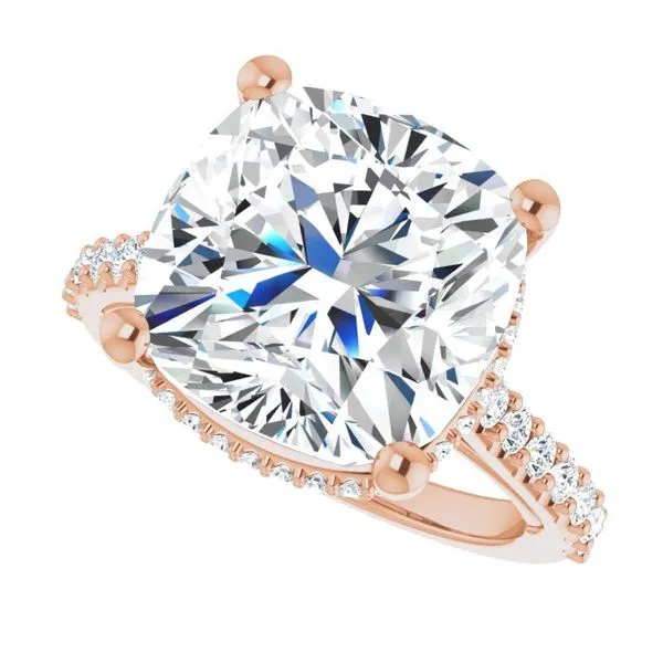 Hidden Halo-Style Engagement Ring Image 5 Clater Jewelers Louisville, KY