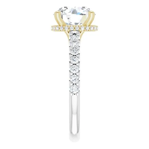 Hidden Halo-Style Engagement Ring Image 4 Clater Jewelers Louisville, KY