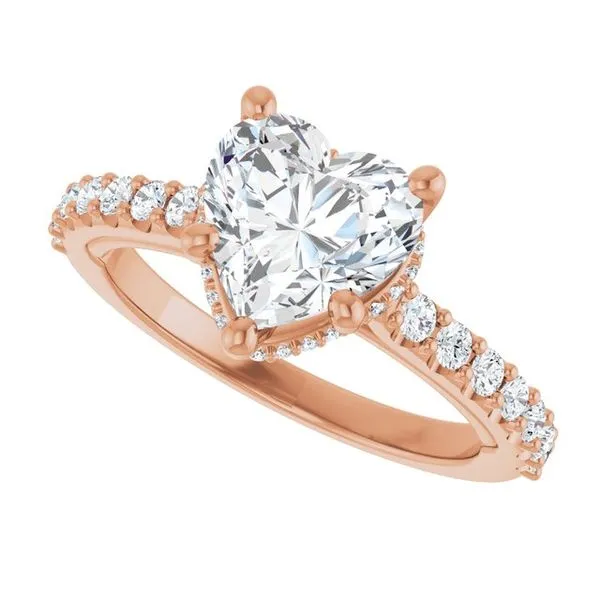 Hidden Halo-Style Engagement Ring Image 5 Clater Jewelers Louisville, KY