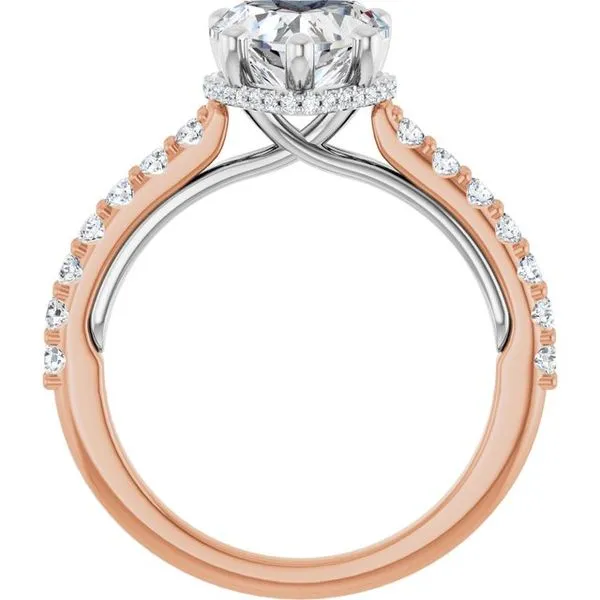 Hidden Halo-Style Engagement Ring Image 2 Arezzo Jewelers Elmwood Park, IL