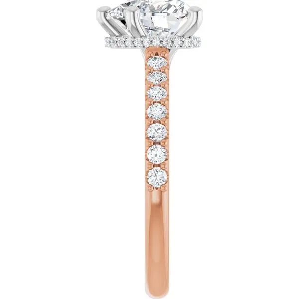 Hidden Halo-Style Engagement Ring Image 4 Arezzo Jewelers Elmwood Park, IL
