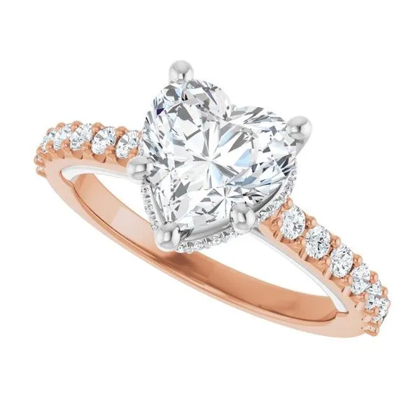 Hidden Halo-Style Engagement Ring Image 5 Arezzo Jewelers Elmwood Park, IL