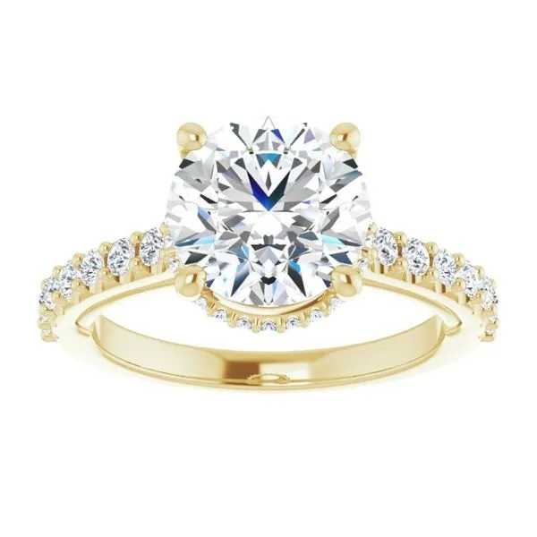 Hidden Halo-Style Engagement Ring Image 3 Arezzo Jewelers Elmwood Park, IL