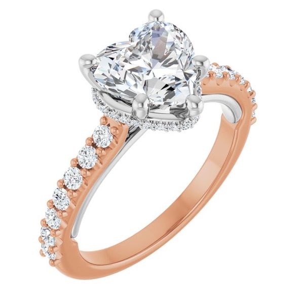 Hidden Halo-Style Engagement Ring