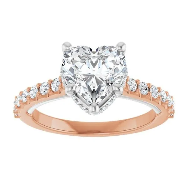 Hidden Halo-Style Engagement Ring Image 3 Clater Jewelers Louisville, KY