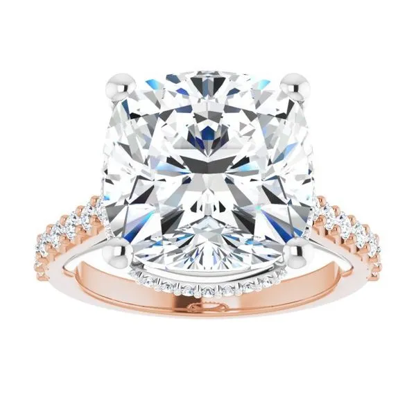 Hidden Halo-Style Engagement Ring Image 3 Arezzo Jewelers Elmwood Park, IL