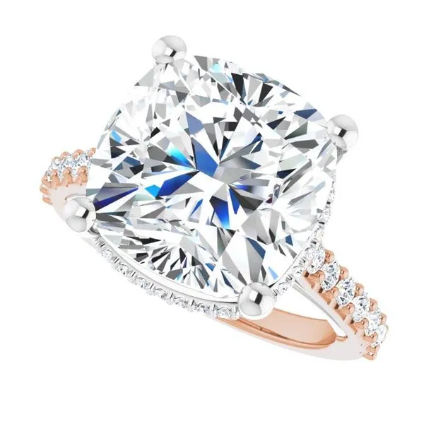 Hidden Halo-Style Engagement Ring Image 5 Arezzo Jewelers Elmwood Park, IL