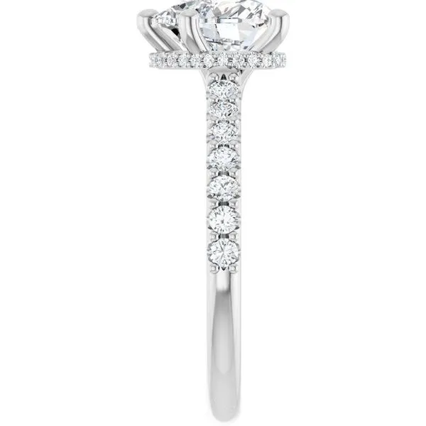 Hidden Halo-Style Engagement Ring Image 4 Eskews Fine Jewelers Lee's Summit, MO