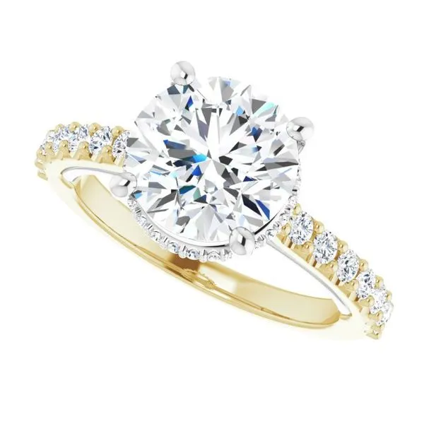Hidden Halo-Style Engagement Ring Image 5 Rox Atlanta Jewelers Decatur, GA
