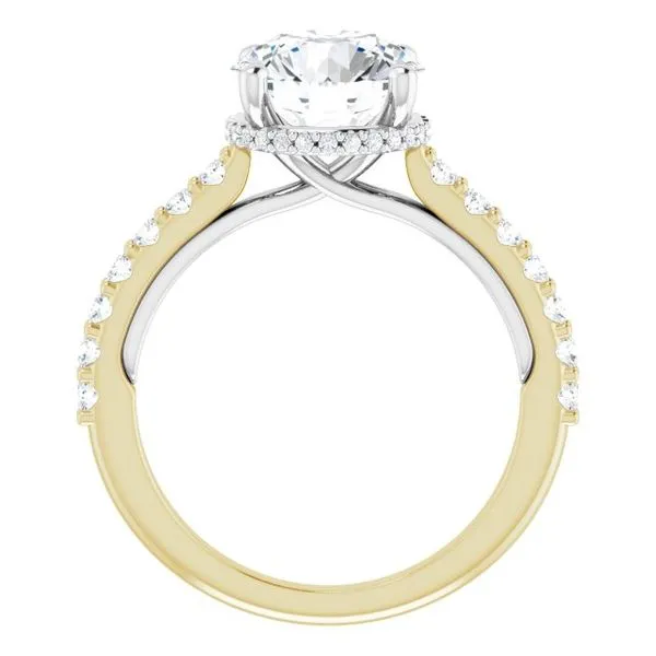 Hidden Halo-Style Engagement Ring Image 2 Rox Atlanta Jewelers Decatur, GA