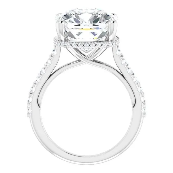 Hidden Halo-Style Engagement Ring Image 2 Arezzo Jewelers Elmwood Park, IL