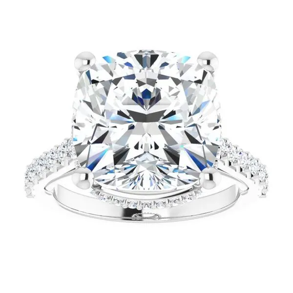 Hidden Halo-Style Engagement Ring Image 3 House of Silva Wooster, OH