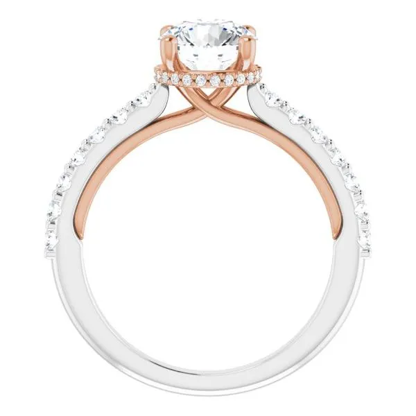 Hidden Halo-Style Engagement Ring Image 2 Clater Jewelers Louisville, KY