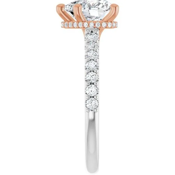Hidden Halo-Style Engagement Ring Image 4 Austin's Fine Diamonds & Jewelry Lyndhurst, NJ