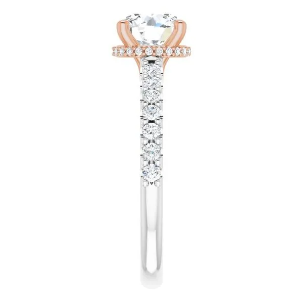 Hidden Halo-Style Engagement Ring Image 4 Paul James Jewelers Angels Camp, CA