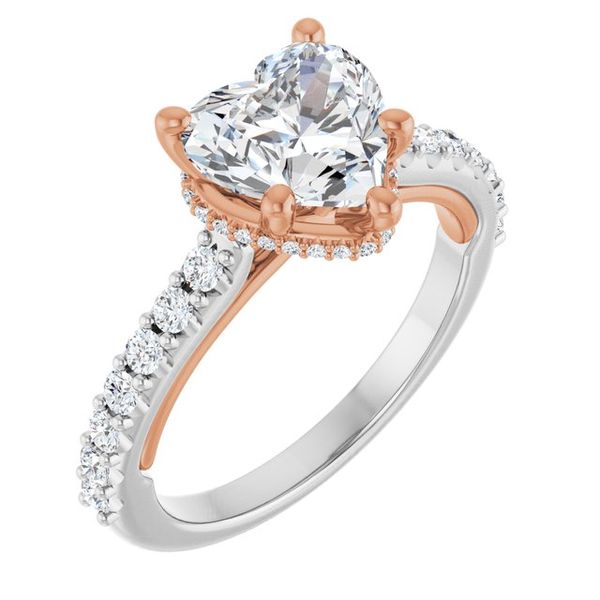 Hidden Halo-Style Engagement Ring