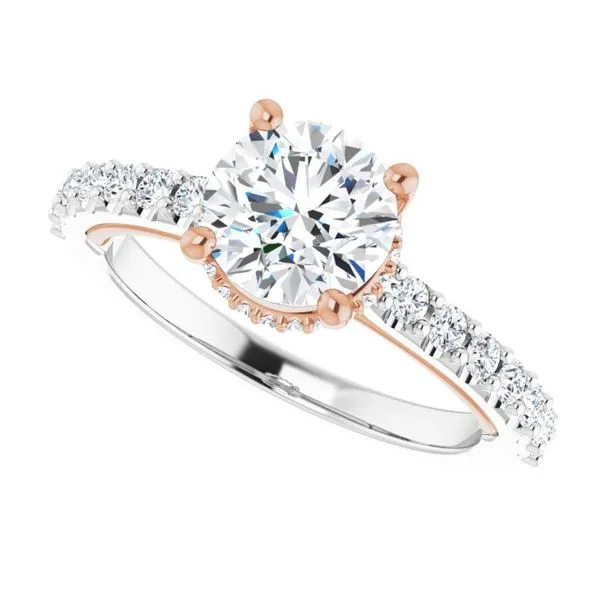 Hidden Halo-Style Engagement Ring Image 5 Arezzo Jewelers Elmwood Park, IL