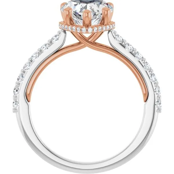 Hidden Halo-Style Engagement Ring Image 2 Austin's Fine Diamonds & Jewelry Lyndhurst, NJ