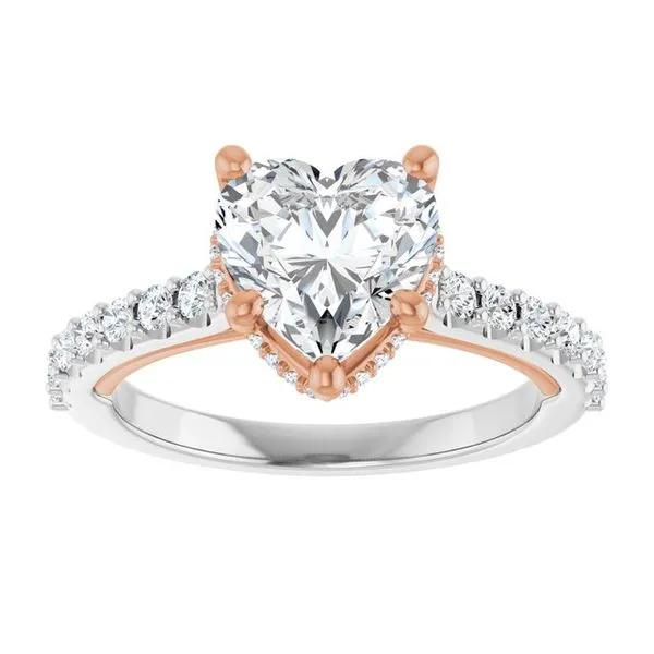 Hidden Halo-Style Engagement Ring Image 3 Clater Jewelers Louisville, KY