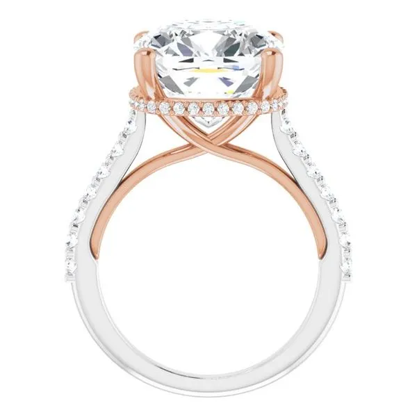 Hidden Halo-Style Engagement Ring Image 2 Shipley's Fine Jewelry Hampstead, MD