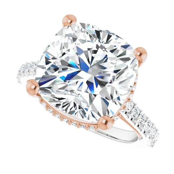 Hidden Halo-Style Engagement Ring Image 5 Shipley's Fine Jewelry Hampstead, MD