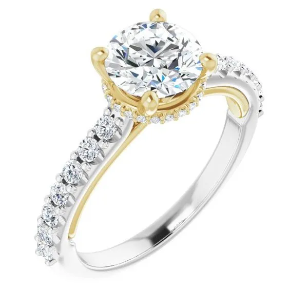 Hidden Halo-Style Engagement Ring Rox Atlanta Jewelers Decatur, GA