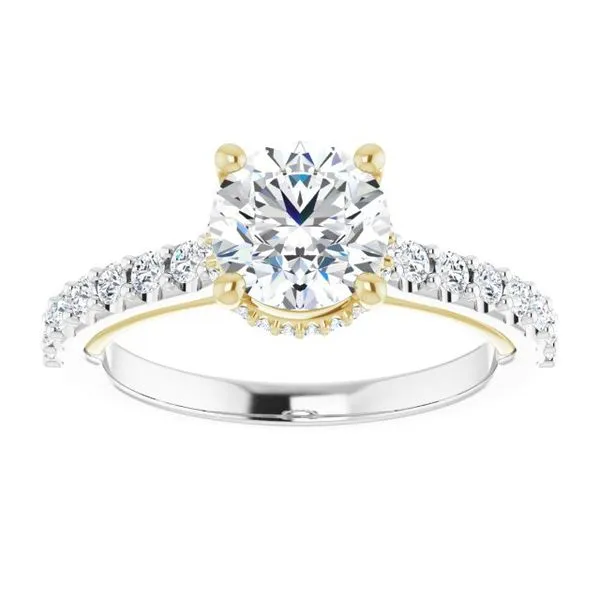 Hidden Halo-Style Engagement Ring Image 3 Rox Atlanta Jewelers Decatur, GA