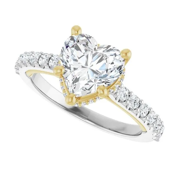 Hidden Halo-Style Engagement Ring Image 5 Clater Jewelers Louisville, KY