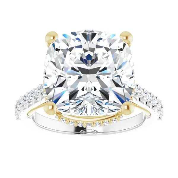 Hidden Halo-Style Engagement Ring Image 3 Clater Jewelers Louisville, KY