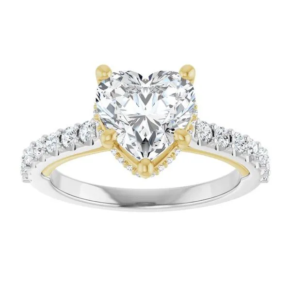 Hidden Halo-Style Engagement Ring Image 3 Arezzo Jewelers Elmwood Park, IL
