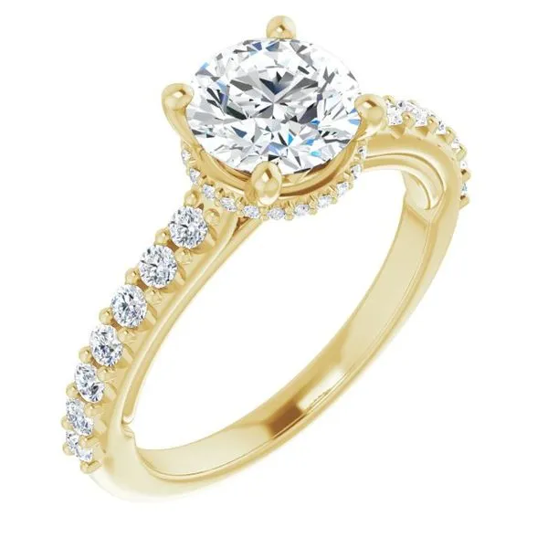 Hidden Halo-Style Engagement Ring Rox Atlanta Jewelers Decatur, GA