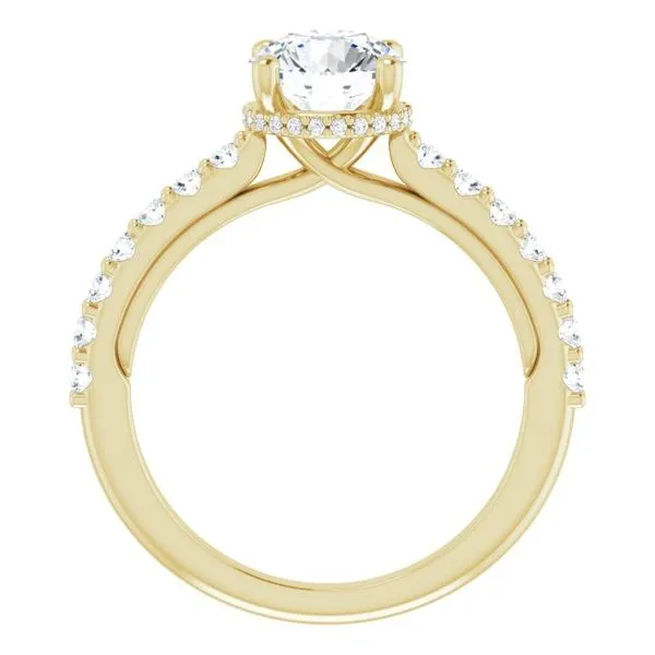 Hidden Halo-Style Engagement Ring Image 2 Rox Atlanta Jewelers Decatur, GA