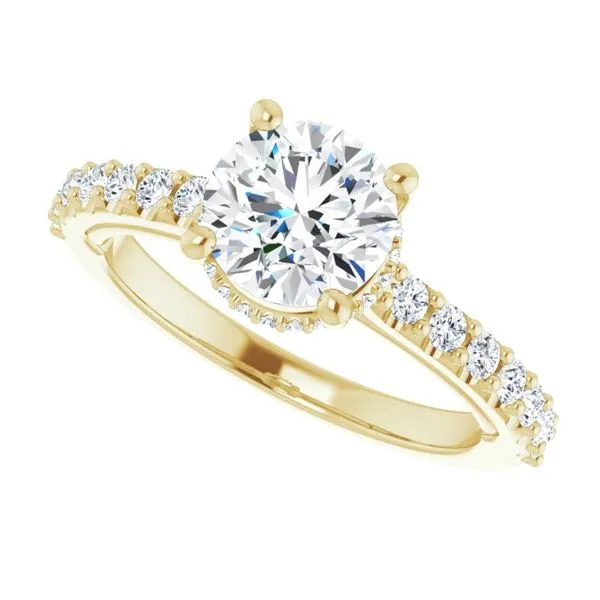 Hidden Halo-Style Engagement Ring Image 5 Rox Atlanta Jewelers Decatur, GA