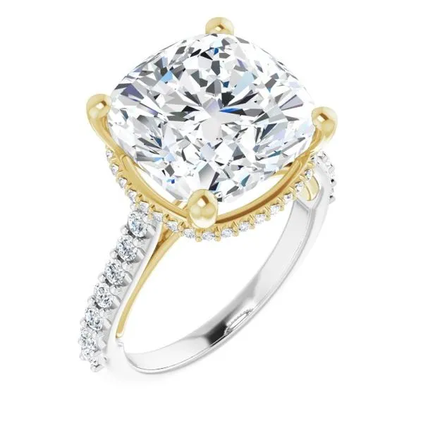 Hidden Halo-Style Engagement Ring Clater Jewelers Louisville, KY
