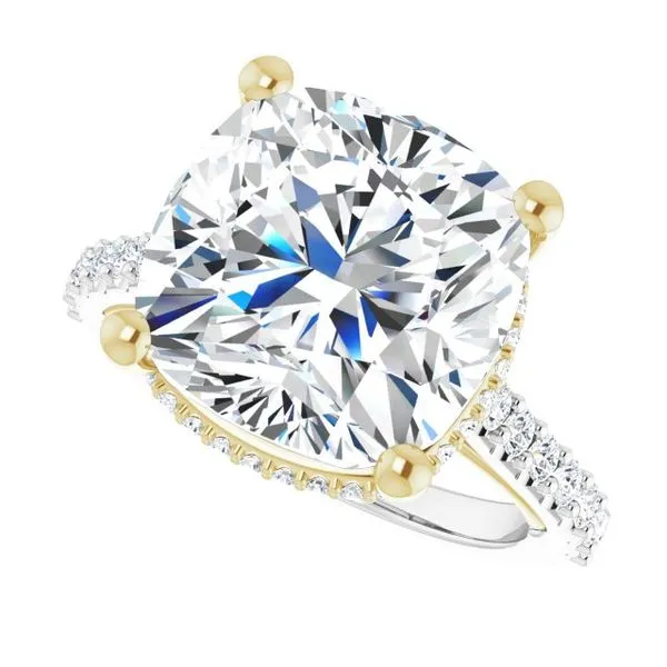 Hidden Halo-Style Engagement Ring Image 5 Clater Jewelers Louisville, KY