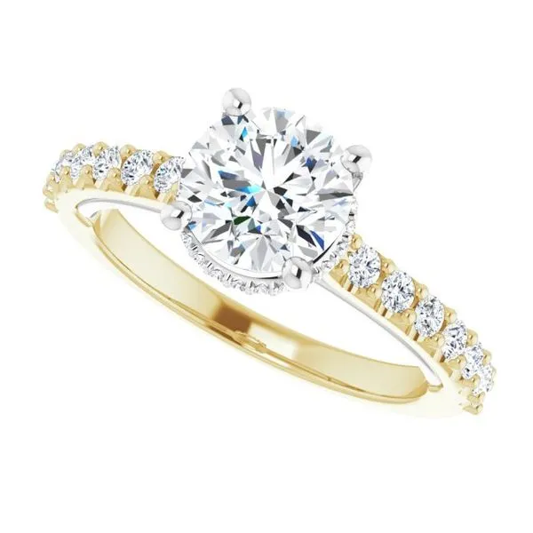 Hidden Halo-Style Engagement Ring Image 5 Clater Jewelers Louisville, KY