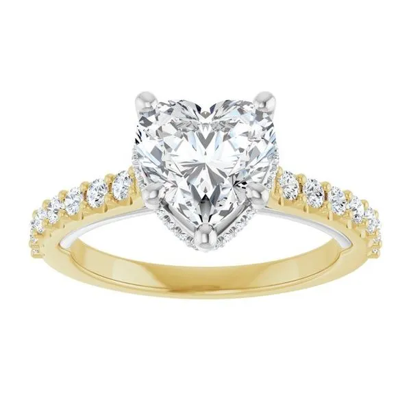 Hidden Halo-Style Engagement Ring Image 3 Rox Atlanta Jewelers Decatur, GA
