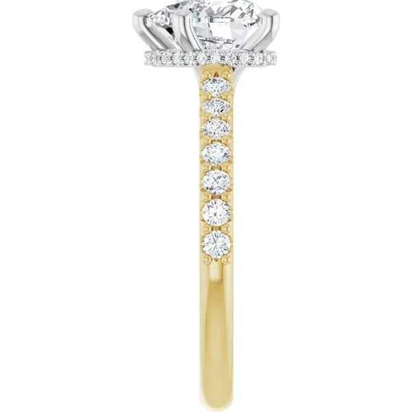 Hidden Halo-Style Engagement Ring Image 4 Arezzo Jewelers Elmwood Park, IL