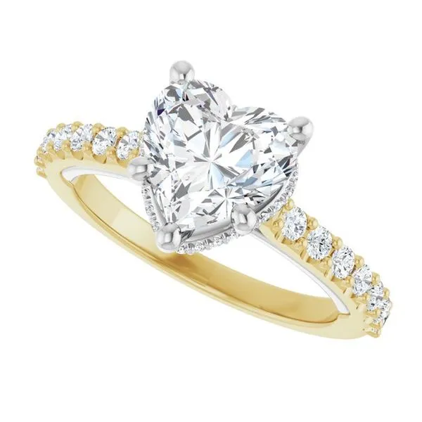 Hidden Halo-Style Engagement Ring Image 5 Raleigh Diamond Fine Jewelry Raleigh, NC