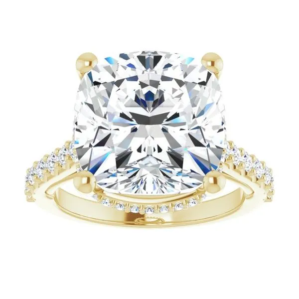 Hidden Halo-Style Engagement Ring Image 3 Eskews Fine Jewelers Lee's Summit, MO