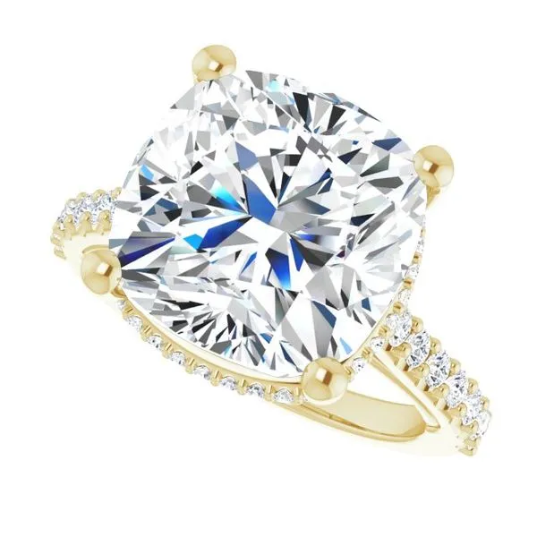 Hidden Halo-Style Engagement Ring Image 5 Eskews Fine Jewelers Lee's Summit, MO