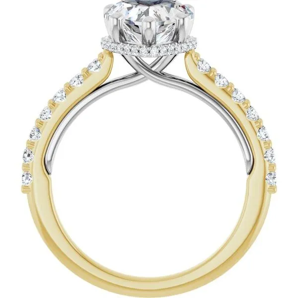 Hidden Halo-Style Engagement Ring Image 2 Arezzo Jewelers Elmwood Park, IL