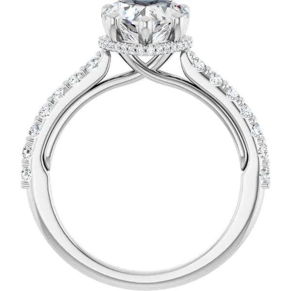 Hidden Halo-Style Engagement Ring Image 2 Arezzo Jewelers Elmwood Park, IL