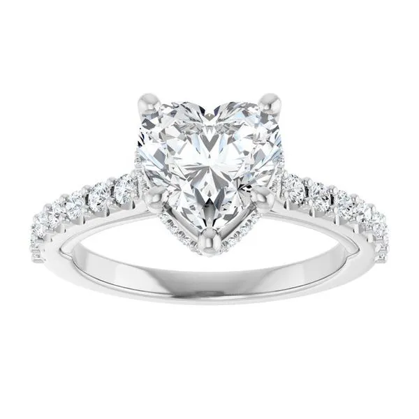 Hidden Halo-Style Engagement Ring Image 3 Rox Atlanta Jewelers Decatur, GA