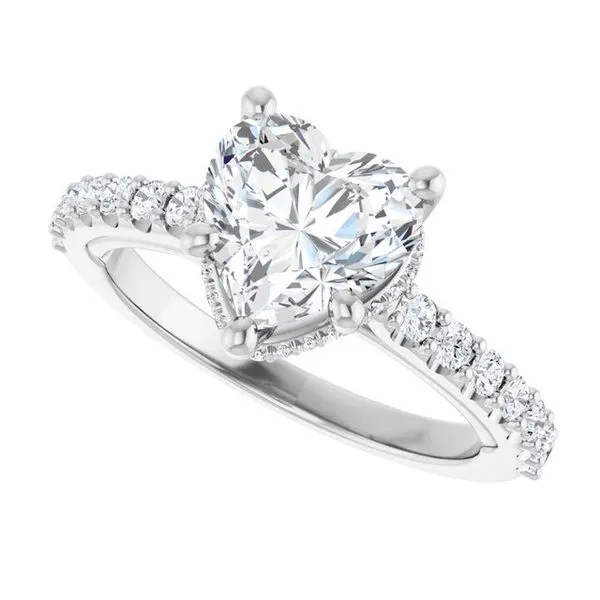 Hidden Halo-Style Engagement Ring Image 5 Arezzo Jewelers Elmwood Park, IL