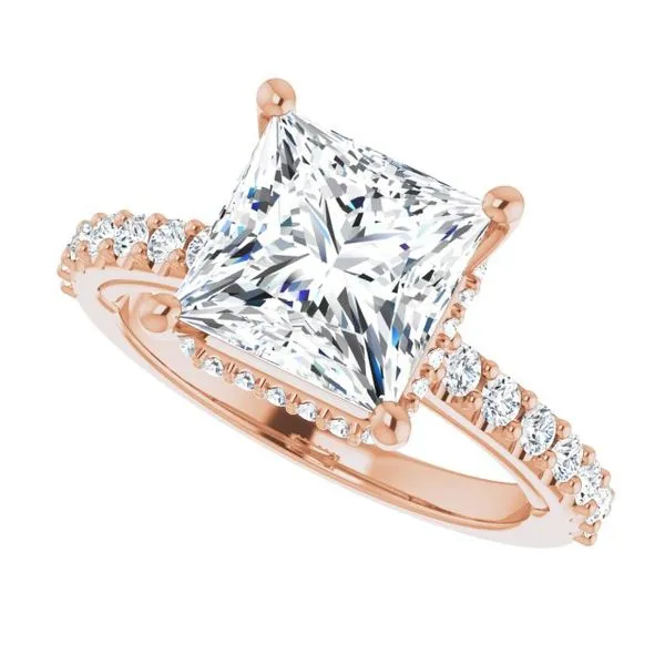 Hidden Halo-Style Engagement Ring Image 5 Futer Bros Jewelers York, PA