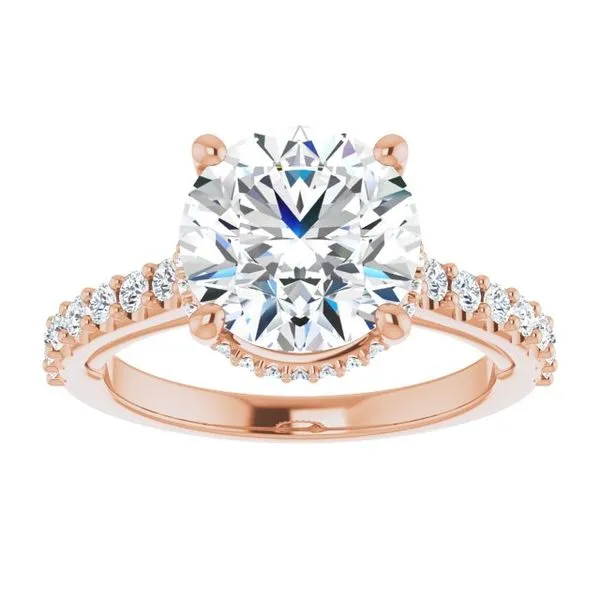 Hidden Halo-Style Engagement Ring Image 3 Golden Sails Jewelers, Inc. Saint Petersburg, FL