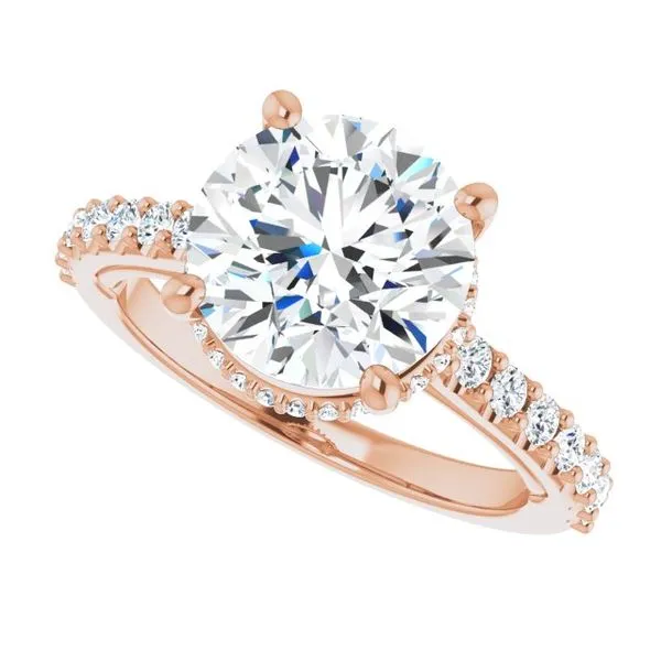 Hidden Halo-Style Engagement Ring Image 5 Golden Sails Jewelers, Inc. Saint Petersburg, FL