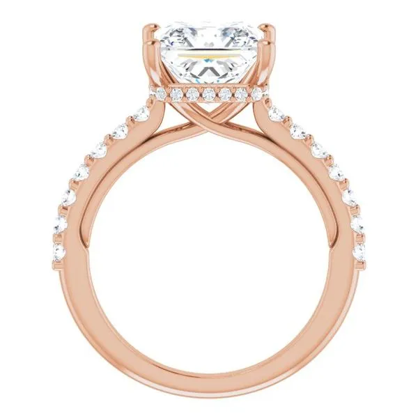 Hidden Halo-Style Engagement Ring Image 2 Clater Jewelers Louisville, KY